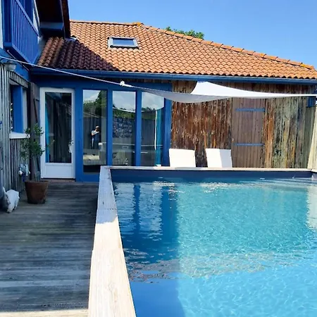 ヴィラ Maison Landaise Pour 12 Personnes Proche Ocean, Piscine, Wifi Inclus - Fr-1-50-165 *